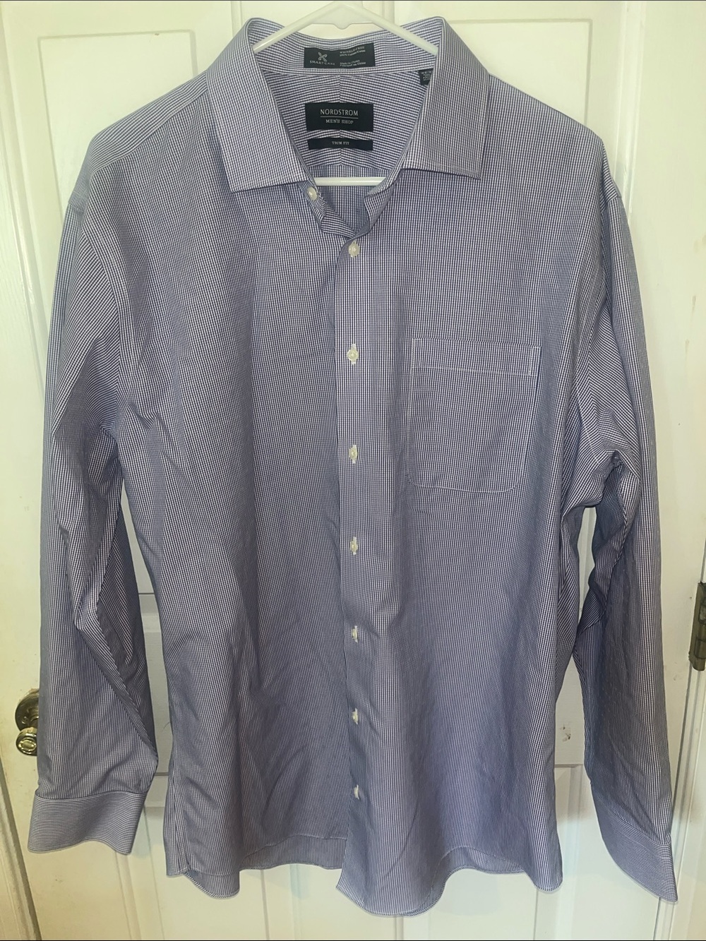 Nordstrom Men’s Shop Trim Fit Dress Shirt – 17 34/35